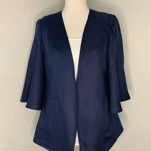 Loft Outlet Navy Kimono Sleeve Tailored Blazer Jacket - Size S